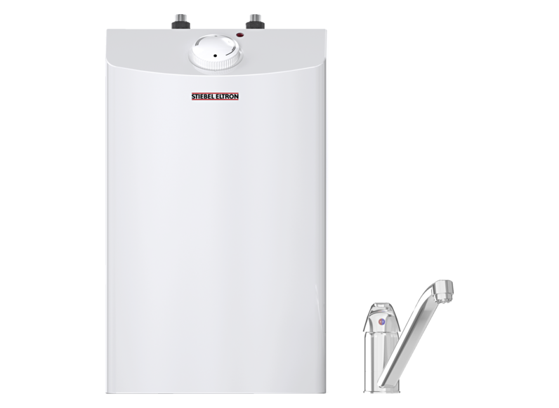 Stiebel ESH 10 U-N Trend Set z Armaturą Pojemnościowy ogrzewacz wody, bezciśnieniowy w komplecie z armaturą - 2 kW – podumywalkowy
