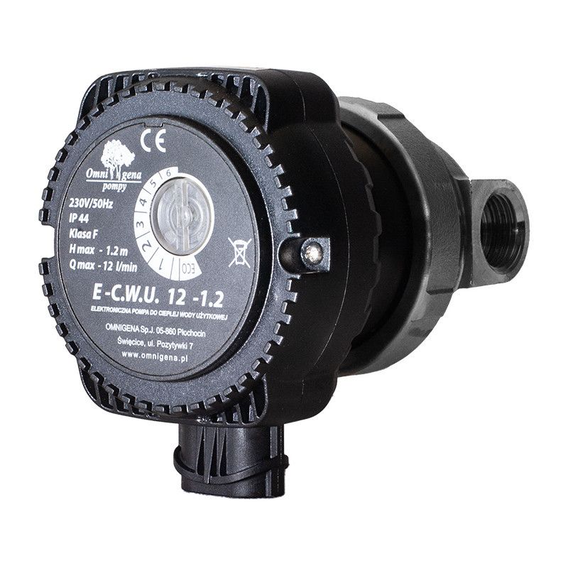 OMNIGENA E-CWU 12-1,2 elektroniczna pompa do ciepłej wody użytkowej 