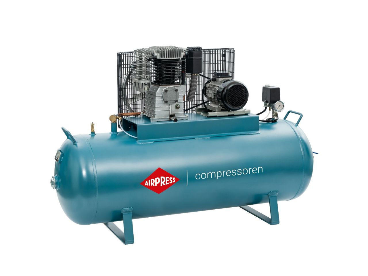 Airpress Kompresor dwutłokowy K 300-600 14 bar 4 KM/3 kW 400V 360 l/min 300 l Airpress Kompresor dwutłokowy K 300-600 14 bar 4 KM/3 kW 400V 360 l/min 300 l