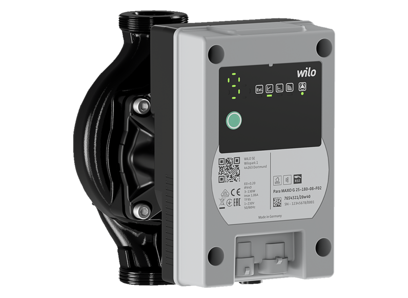 Stiebel UPF 30/1-8 E Elektroniczna pompa obiegowa dolnego źródła do instalacji pomp ciepła - przyłącze G2, izolacja cieplna, zasilanie 1 x 230V, klasa energetyczna A
