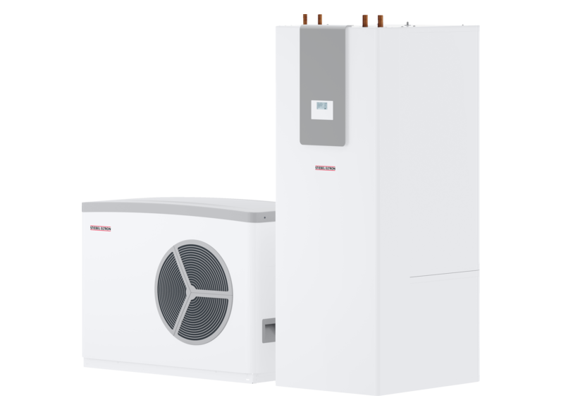 Stiebel HPA-O 07.1 CS Premium compact D Set 2 Zestaw inwerterowej monoblokowej pompy ciepła powietrze-woda z wieżą hydrauliczną HSBC 300 cool. Wykonanie zewnętrzne PC.