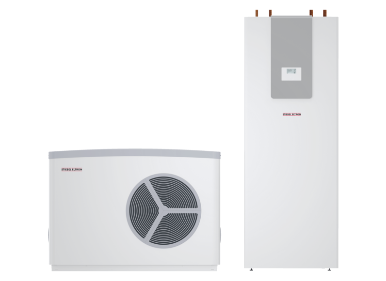 Stiebel HPA-O 13 C Premium compact D Set 2 Zestaw inwerterowej monoblokowej pompy ciepła powietrze-woda z wieżą hydrauliczną HSBC 300 cool. Wykonanie zewnętrzne PC.