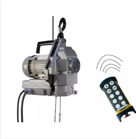 Tractel Minifor TR50 elektryczny wciągnik linowy  z pilotem zdalnego sterowania o dalekim zasięgu nr kat. 44879