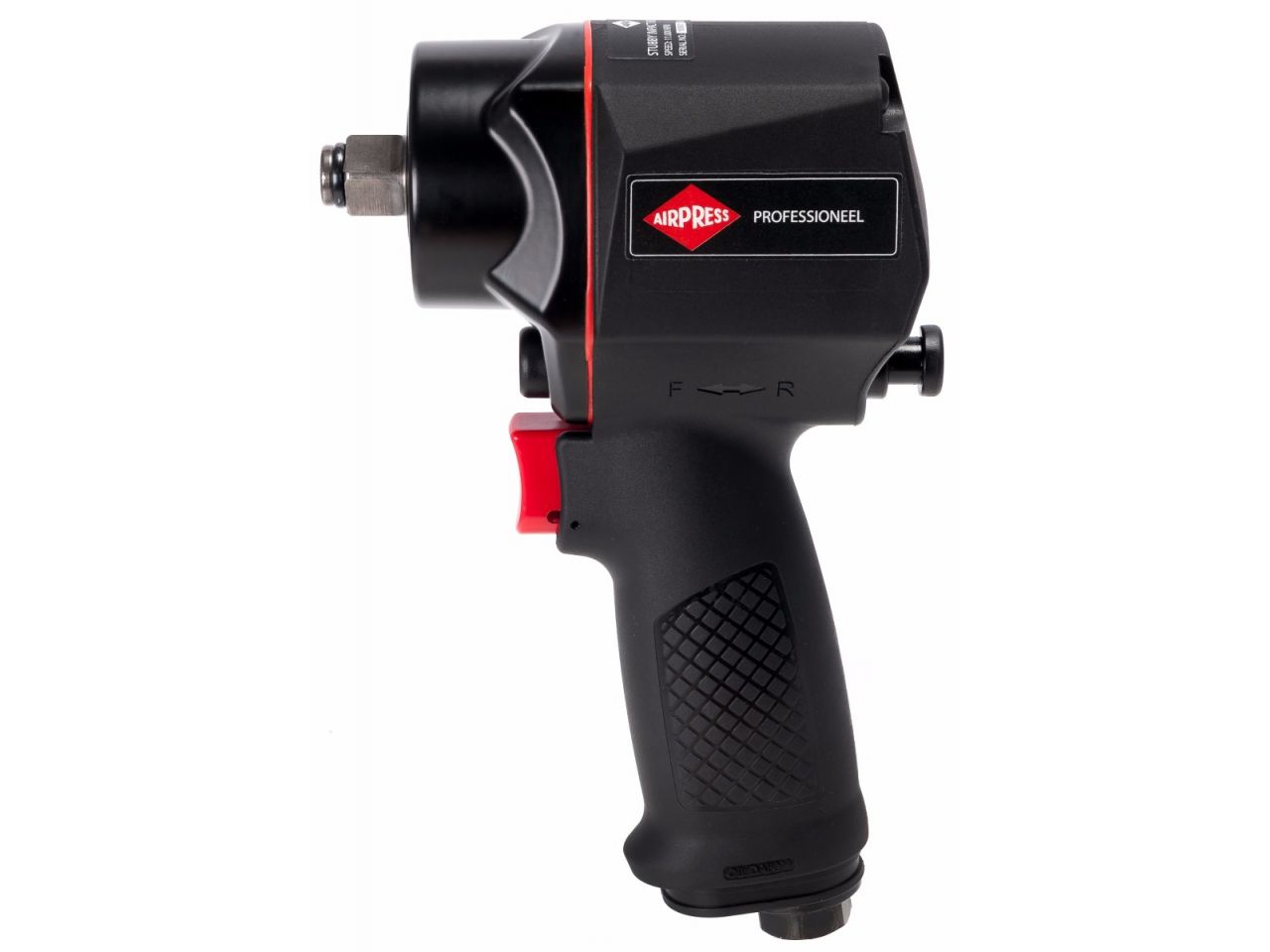 Airpress Klucz udarowy pneumatyczny 1/2" kompaktowy 1400 Nm 10000 obr./min 6.2 bar +/- 225 l/min złącze wtykowe