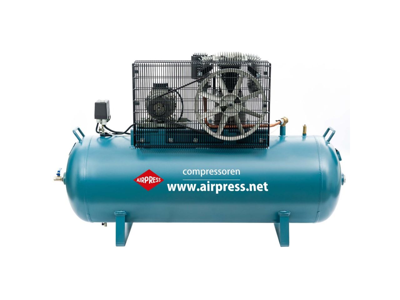 Airpress Kompresor dwutłokowy K 300-600 14 bar 4 KM/3 kW 400V 360 l/min 300 l Airpress Kompresor dwutłokowy K 300-600 14 bar 4 KM/3 kW 400V 360 l/min 300 l