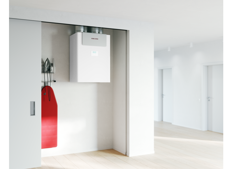 Stiebel LWZ 180 Enthalpie Centrala wentylacyjna - przepływ obj. powietrza 60-250 m3/h, wymiennik entalpiczny: sprawność odzysku ciepła do 89%, sprawność odzysku wilgoci do 65%, wbudowany automatyczny bypass, wbudowana inteligentna nagrzewnica wstępna 1,5 Stiebel LWZ 180 Enthalpie Centrala wentylacyjna - przepływ obj. powietrza 60-250 m3/h, wymiennik entalpiczny: sprawność odzysku ciepła do 89%, sprawność odzysku wilgoci do 65%, wbudowany automatyczny bypass, wbudowana inteligentna nagrzewnica wstępna 1,5