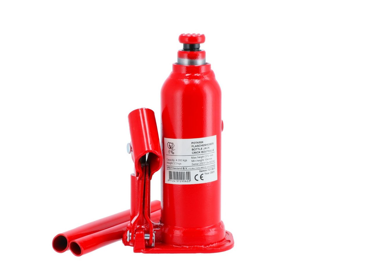 Airpress Podnośnik butelkowy 4T 377 mm