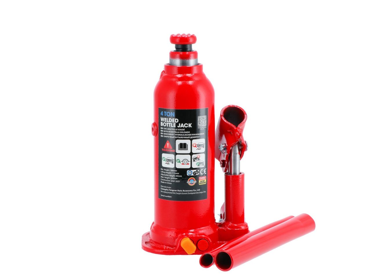 Airpress Podnośnik butelkowy 4T 377 mm