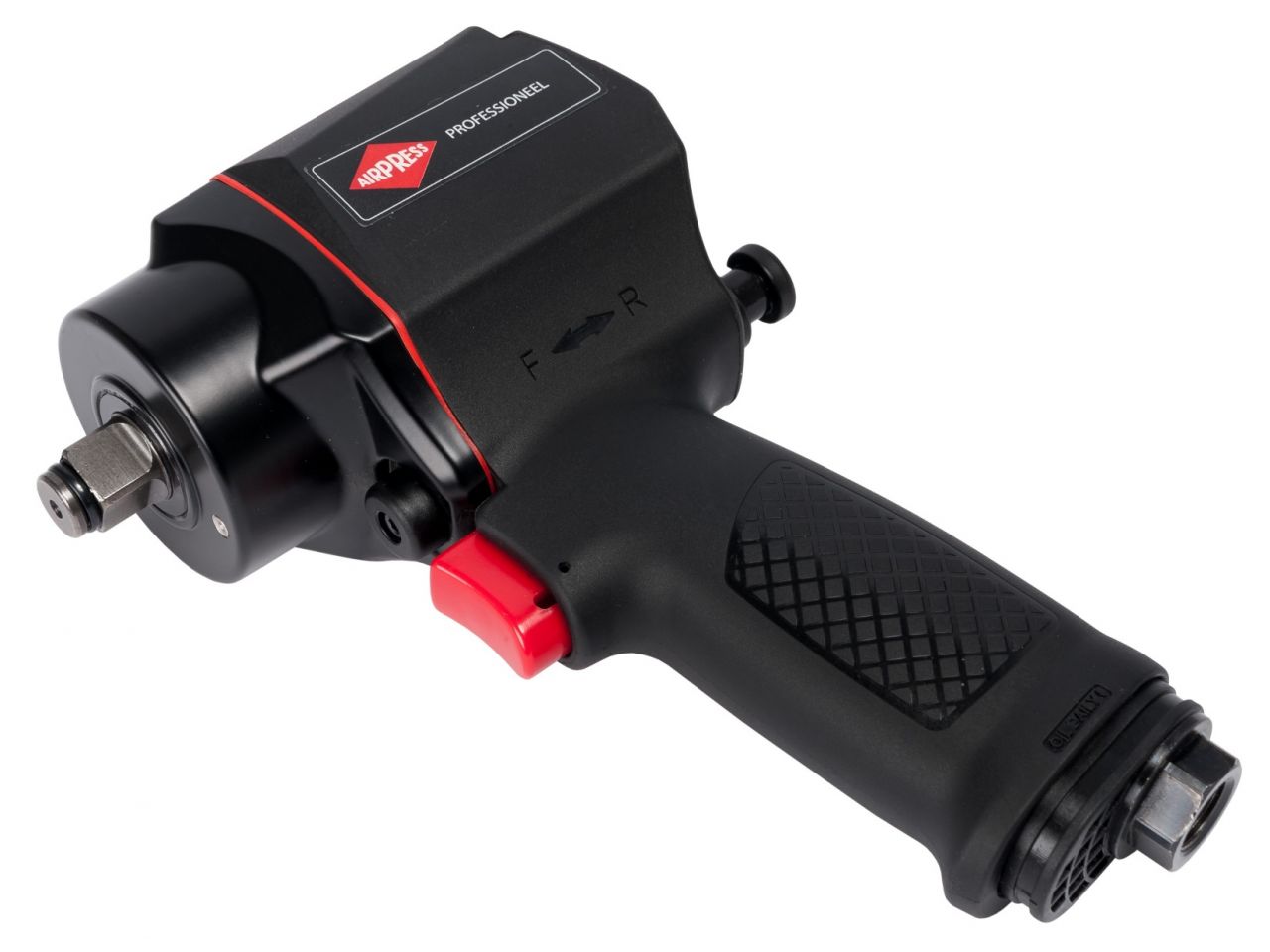 Airpress Klucz udarowy pneumatyczny 1/2" kompaktowy 1400 Nm 10000 obr./min 6.2 bar +/- 225 l/min złącze wtykowe