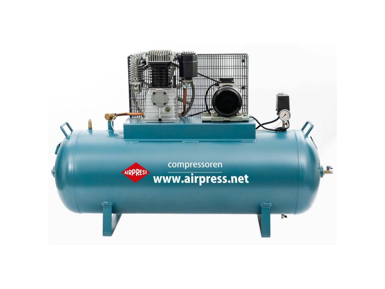Airpress Kompresor dwutłokowy K 300-600 14 bar 4 KM/3 kW 400V 360 l/min 300 l Airpress Kompresor dwutłokowy K 300-600 14 bar 4 KM/3 kW 400V 360 l/min 300 l