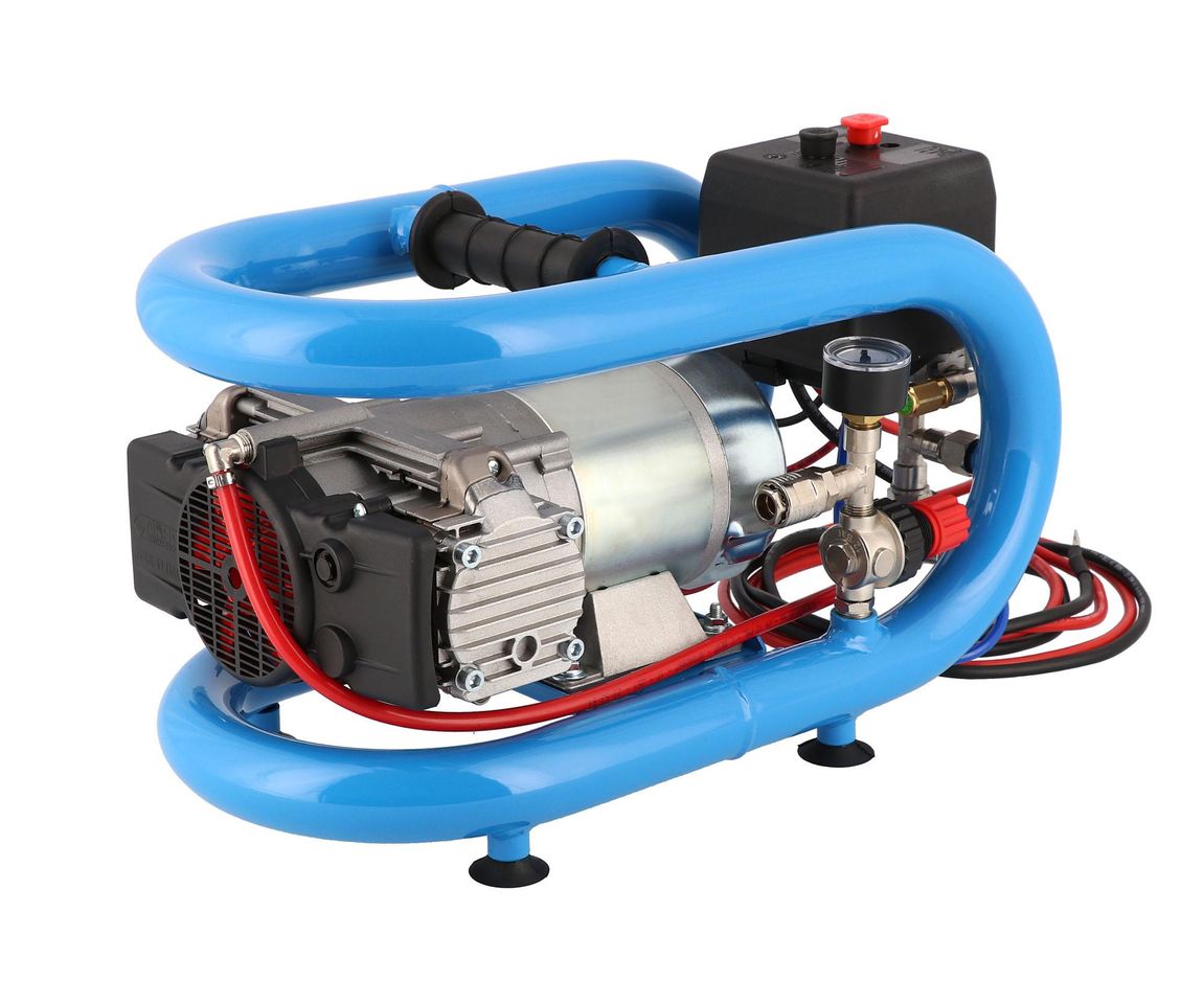 Airpress Mały kompresor samochodowy 12V LMO 3-190 8 bar 0.7 KM/0.5 kW 152 l/min 3 l bezolejowy dwutłokowy Airpress Mały kompresor samochodowy 12V LMO 3-190 8 bar 0.7 KM/0.5 kW 152 l/min 3 l bezolejowy dwutłokowy
