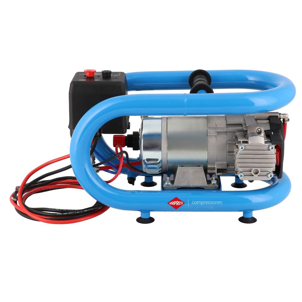 Airpress Mały kompresor samochodowy 12V LMO 3-190 8 bar 0.7 KM/0.5 kW 152 l/min 3 l bezolejowy dwutłokowy Airpress Mały kompresor samochodowy 12V LMO 3-190 8 bar 0.7 KM/0.5 kW 152 l/min 3 l bezolejowy dwutłokowy