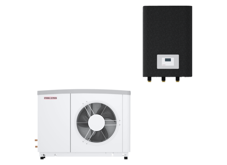 Stiebel HPA-O 4 CS Plus flex Set Zestaw inwerterowej monoblokowej pompy ciepła powietrze-woda z modułem hydraulicznym HM Trend (232805) oraz zestawem AS-HM Trend (233750).